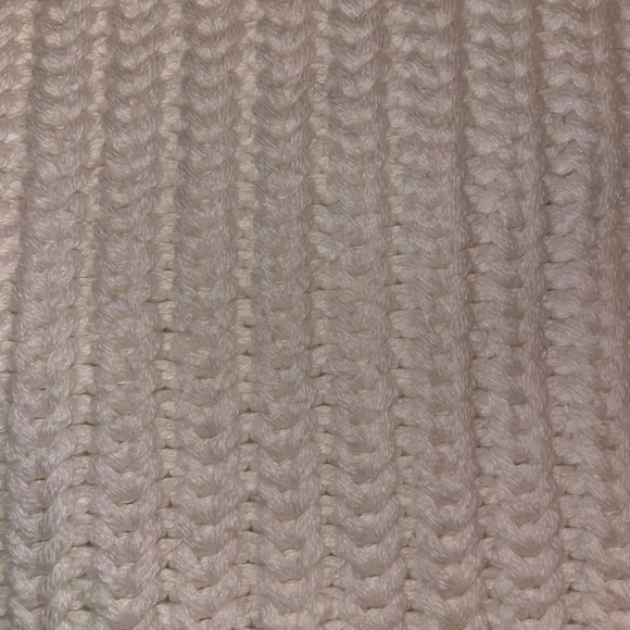 Topshop NWT White Sweater with Blue striped fabric - Picture 4 of 6